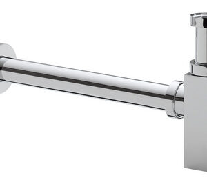 Rombo sifon vierkant 5/4" x 32 mm chroom