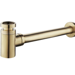 UniMatch fonteinsifon 5/4" x 32 mm geborsteld messing PVD