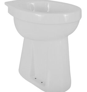 Toiletpot verhoogd staand AO 46 x 46 cm glans wit