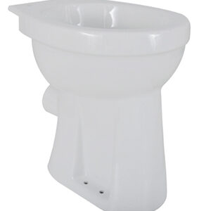 Toiletpot verhoogd staand PK 46 x 46 cm glans wit
