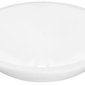 Valerie waskom rond 43 x 13 cm solid surface mat wit