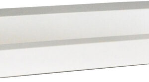 Flag wastafel enkel zonder kraangat 60x36x4 cm kunstmarmer glans wit