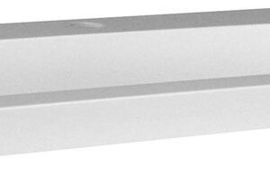 Flag wastafel enkel met 1 kraangat 80x36x4 cm kunstmarmer glans wit