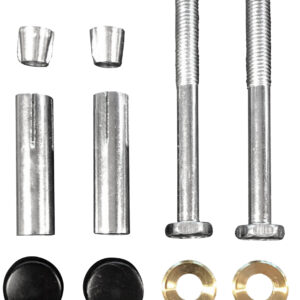 Schroevenset voor ophangbeugel 2 stuks mat zwart